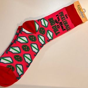 New: Adult Pickleball Socks Funny: “In Pickleball I’m Kind Of A Big Deal”